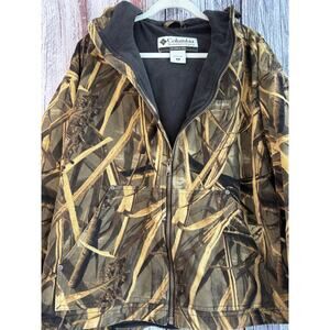 Columbia Men's Camo Hooded Coat 209XM3228 Size XL